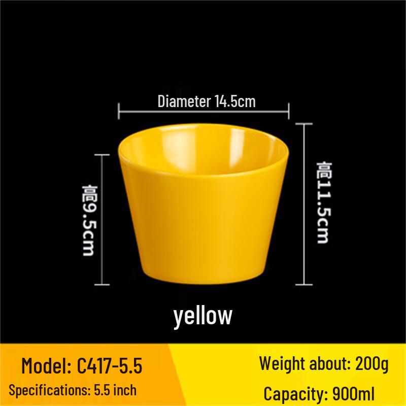 Melamine Slanted Serving Bowl