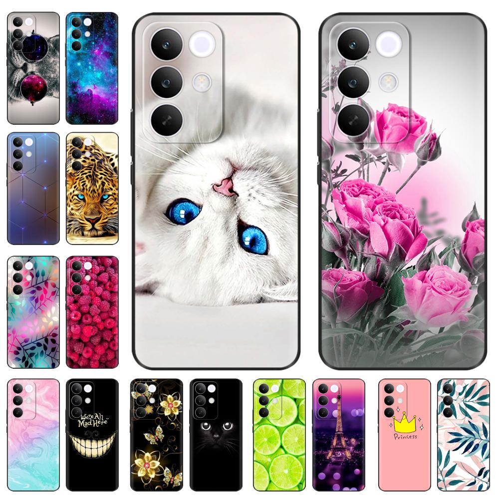 For OPPO Realme C85 5G Case Flower Soft Matte Silicone Back Cover For Realme 15x RealmeC85 C 85 4G 5G Full Phone Shell Fundas