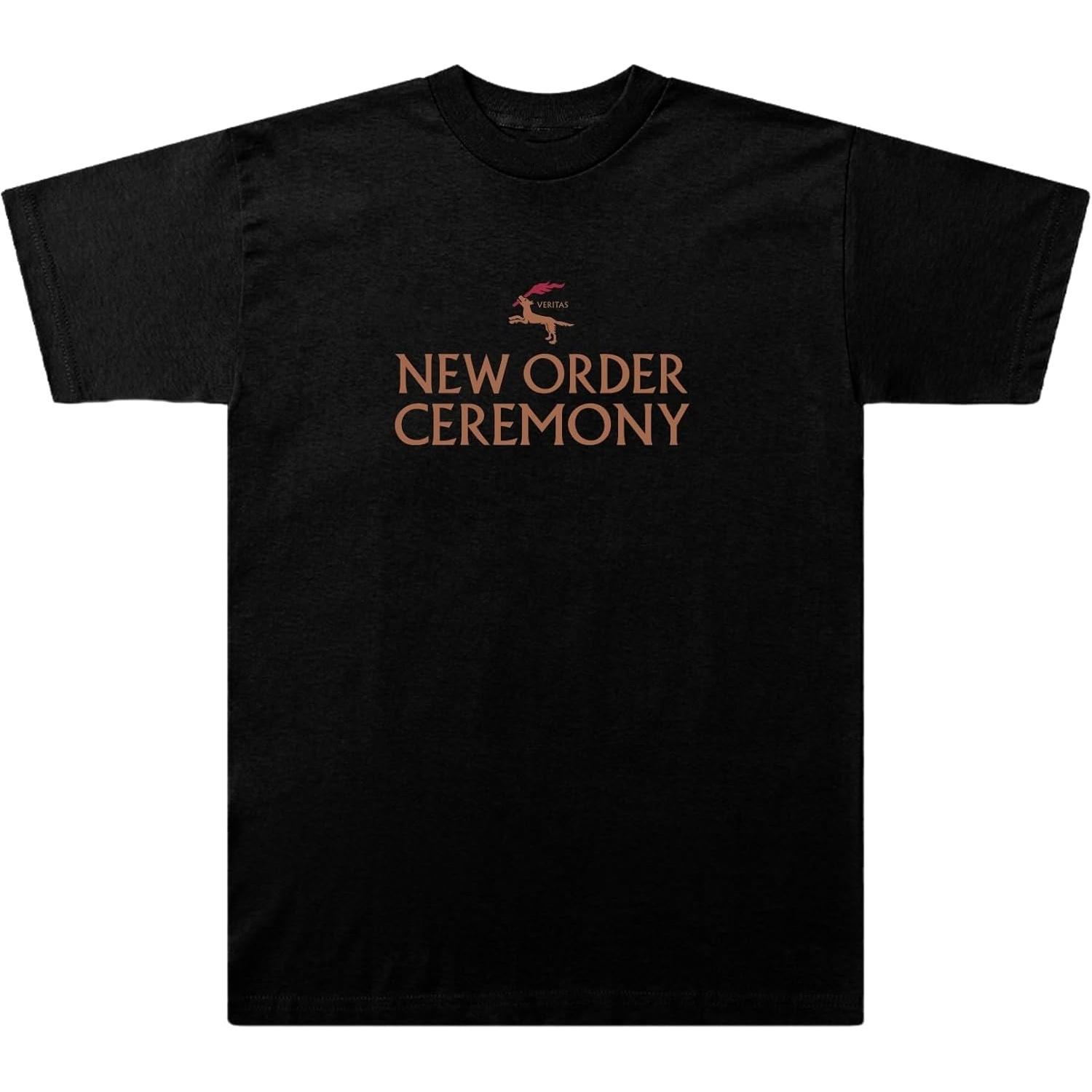 New Order Unisex-Adult Standard Ceremony T-Shirt S чёрный