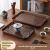 Double-layer Leaking Drain Tray Household Drain Tray Bowl and Chopsticks Tea Cup Rectangular Storage Tray