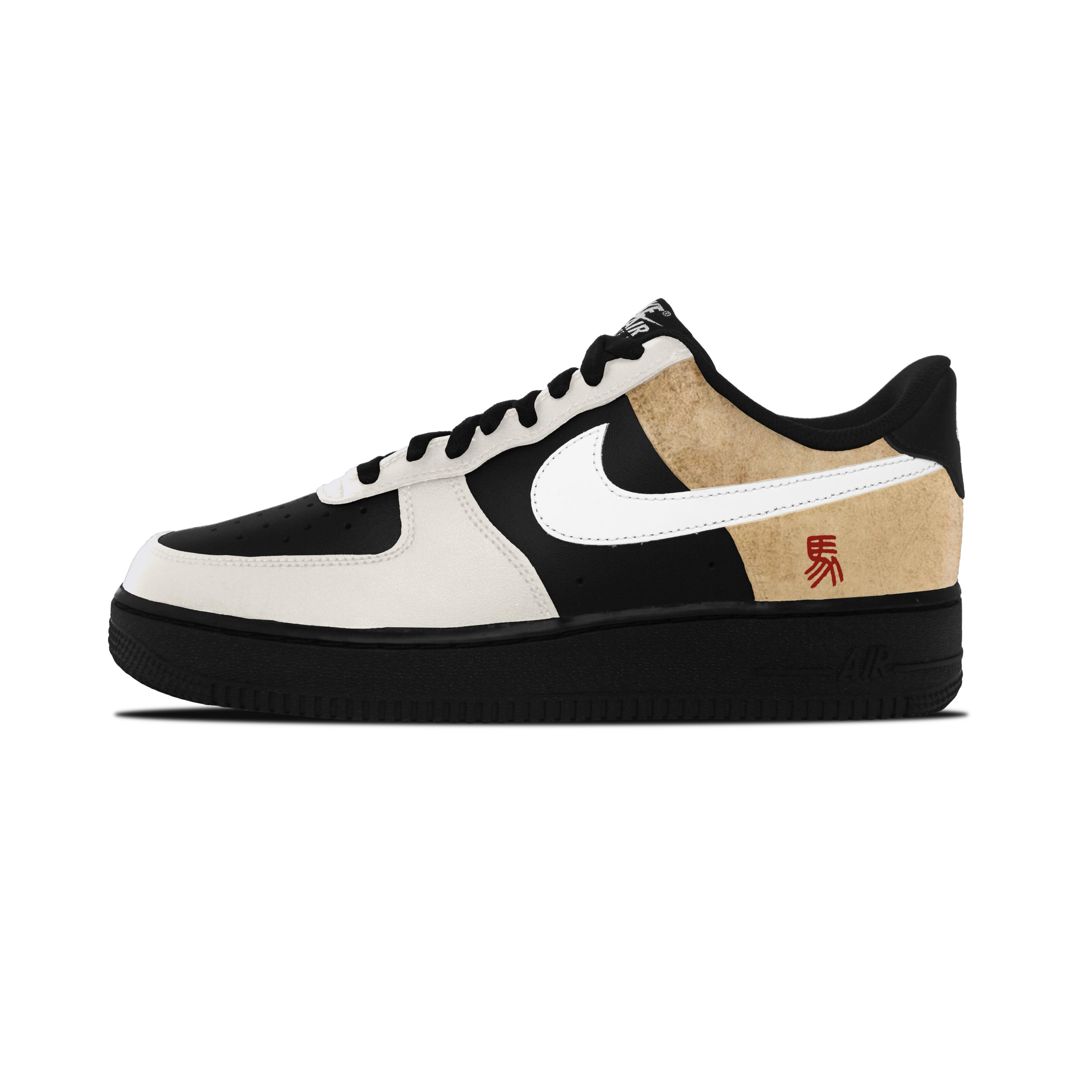 

Nike Air Force 1 Immediate Success Leather Abrasion Resistant Height Increasing Low top Skateboard Shoes Men s Black FZ0627-010(Team1137-) 42.5