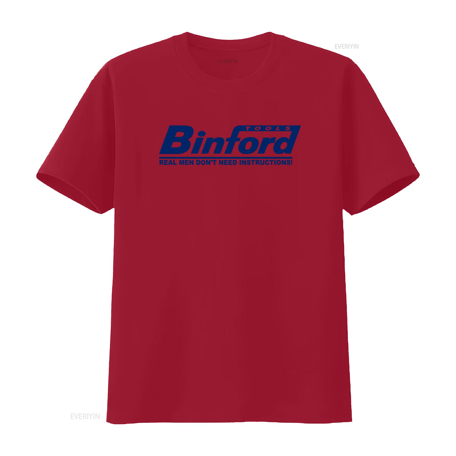 

Binford Tools T Shirt Real Men Dont Need Instructions vintage Washed Soft homme Comfortable graphic fashion streetwear S
