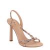 Salvatore Ferragamo Jole X5 Crystal Embellished Heels Beige Khaki