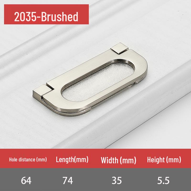 Moderner europäischer Stil, unsichtbarer Schrankgriff ohne Bohren