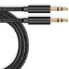 Gold Plateds 3.5mm Auxiliary Sound Cord HIFI Sound Connectors for Smartphones Tablets Car Sound Systems
