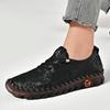 Fashion New designer oxford shoes split leather woman lug sole anti skid flats lace up slip on shoes 43 44 women's orthopedic moccasins