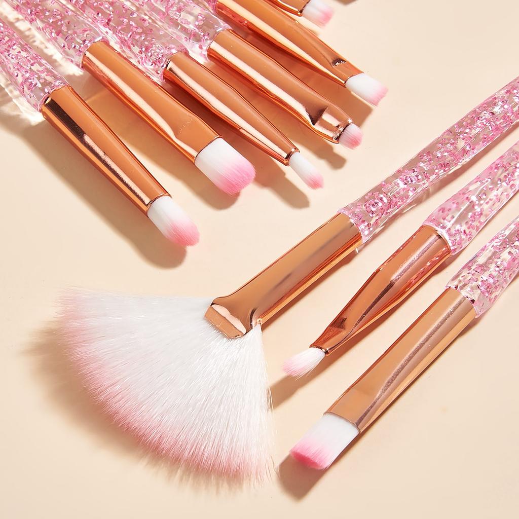 10-teiliges Baopinger Make-up-Pinsel-Set – weiche Nylonborsten, parfümfrei, perfekt für alle Hauttypen, makellose Grundierung und Lidschatten