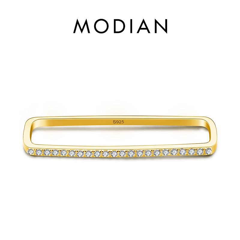 Modian 1PC Rainbow Ear Cuff 925 Sterling Silver Fashion Unique Circle Tiny Clip Earrings For Women Girl Fine Jewelry Accessories