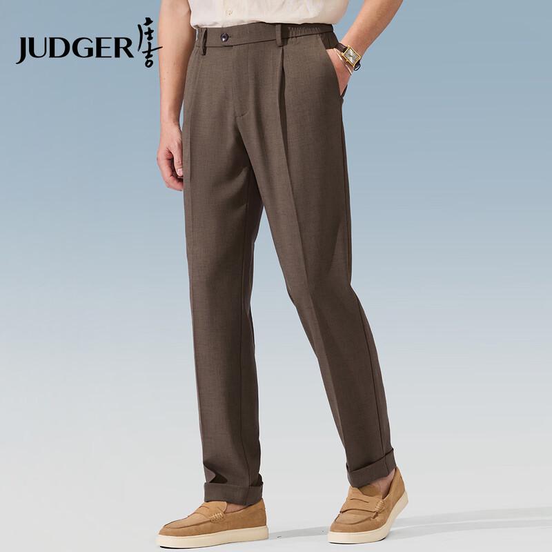 Judger Men s Lyocell-Linen Blend Straight Fit Casual Pants 32