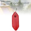 Floating Keychain NBR Strong Buoyancy Red Float Key Rings Pendant for Boating Surfing Outdoor Sports