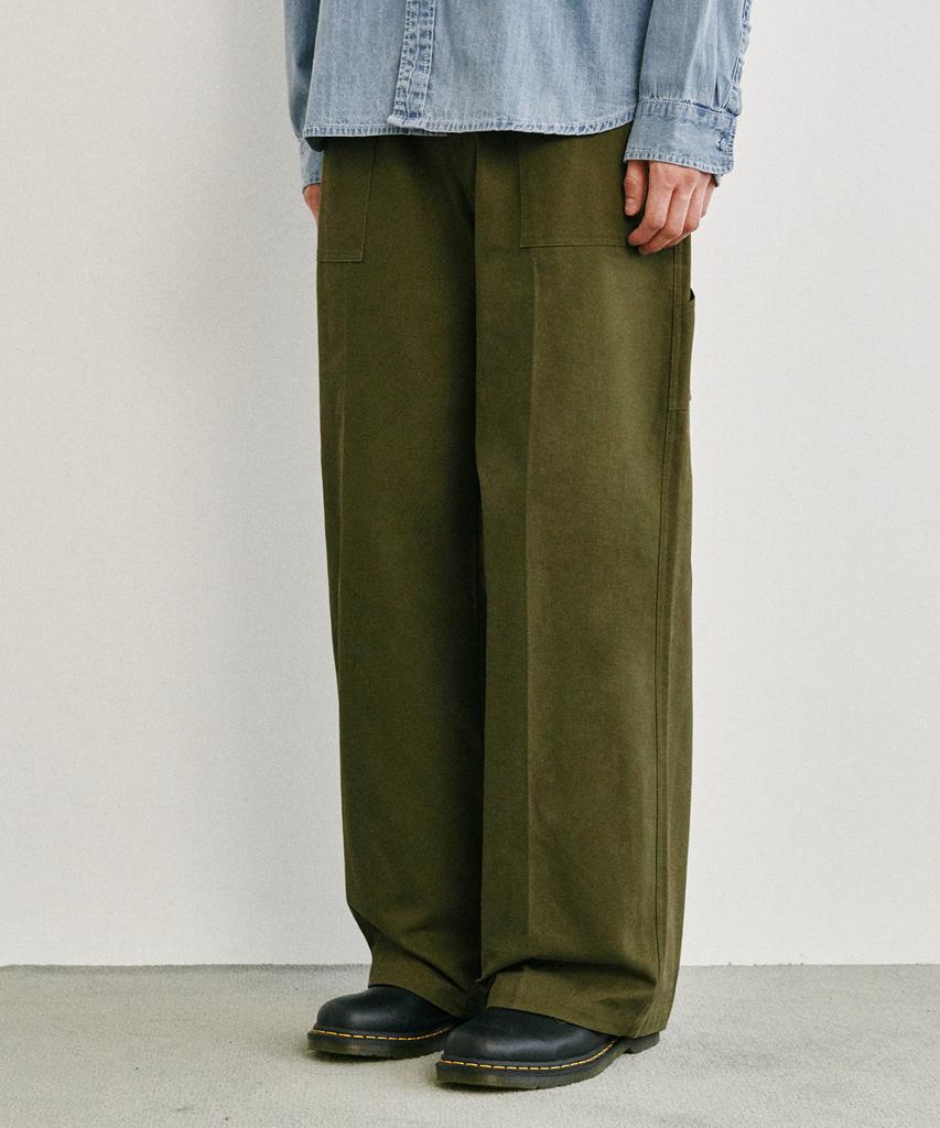 GLW Carpenter Fatigue Cotton Pants Olive
