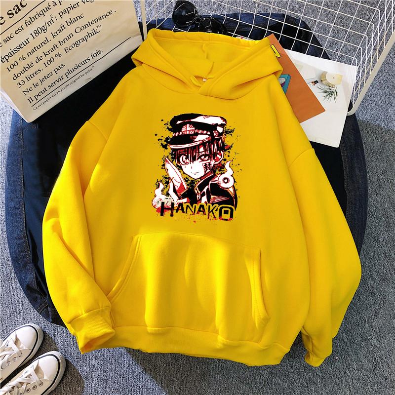 Hanako Kun Hanako Kun pentru bărbați pentru toaletă de iarnă Hanorac cu mânecă lungă Hanako Kun, unisex, cald, casual, de modă de bază