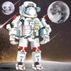1050 Pieces Space Astronaut Building Block Set Toys, Cool Astronaut Room Decoration, Adult Collection DIY Model