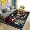 Klassische Gitarre Elektrische Gitarre Teppich, Teppich für Wohnzimmer Schlafzimmer Sofa Fußmatte Dekoration, Kinder Spiel rutschfeste Bodenmatte