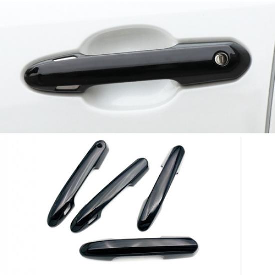 Bright black Front&Back Car Door Handles Cover For Toyota Highlander -2025
