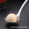 New Long Handle Colander Soup Ladle Spoon Stainless Steel Tableware Fine Holes Skimmer Japanese Tablespoons Home Kitchen Gadgets