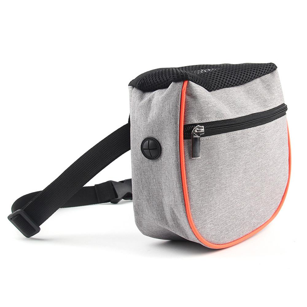 

Сумка на пояс для дрессировки собак, карман для лакомств, тренировочная сумка, пакет для экскрементов, уличная сумка для хранения питомца, аксессуары серый