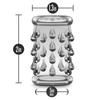 WAKEWAY 6Pcs/7Pcs Cock Ring Penis Enlarge Sleeve Lock Semen Sex Toys for Men Delay Ejaculation Cockring Sex Products Adult