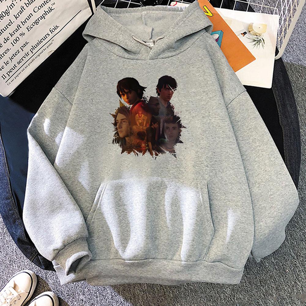 Life Is Strange 2 Bluza z kapturem w stylu kreskówkowym Długi rękaw Retro Prostota Bluza Aldult Odzież polarowa Damska/męska Bluzy Swetry