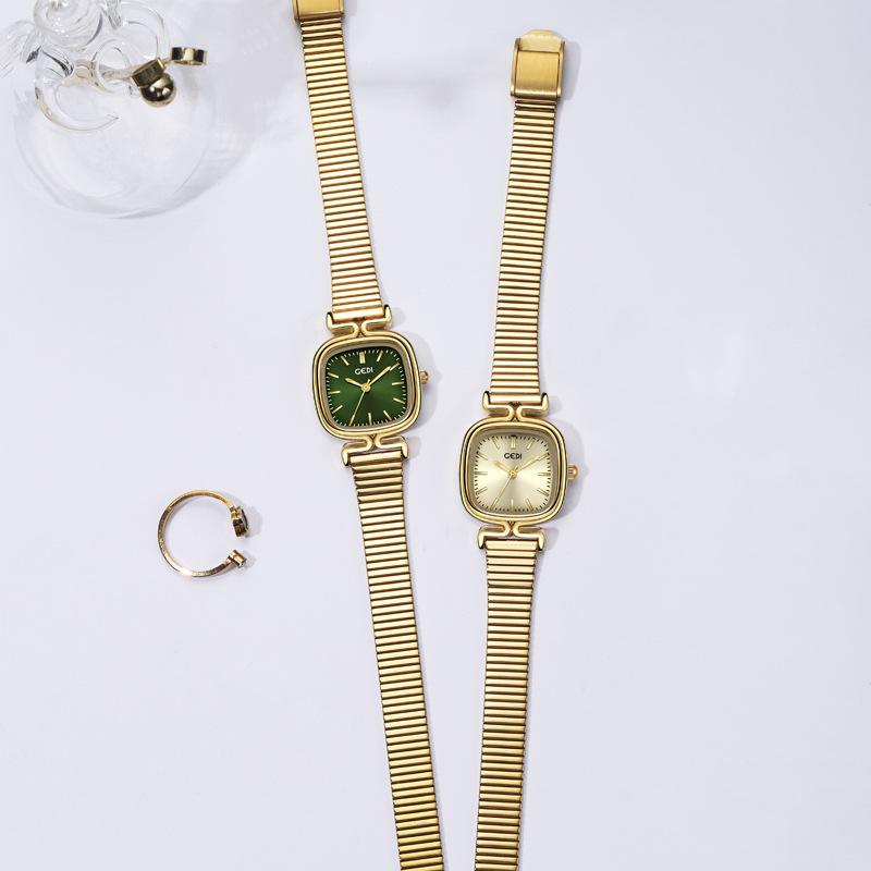 Einfache und Exquisite Legierung Damenarmbanduhr Nischen-High-End Wasserdichte Quarz Uhr Studenten-Hochwertige Uhr