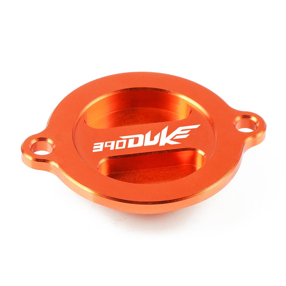 For KTM 390 Duke 2013 2014 2015 2016 2017 2018 CNC Accessories Motorcycle Protector Orange Cover CNC Engine Oil Filter Cover