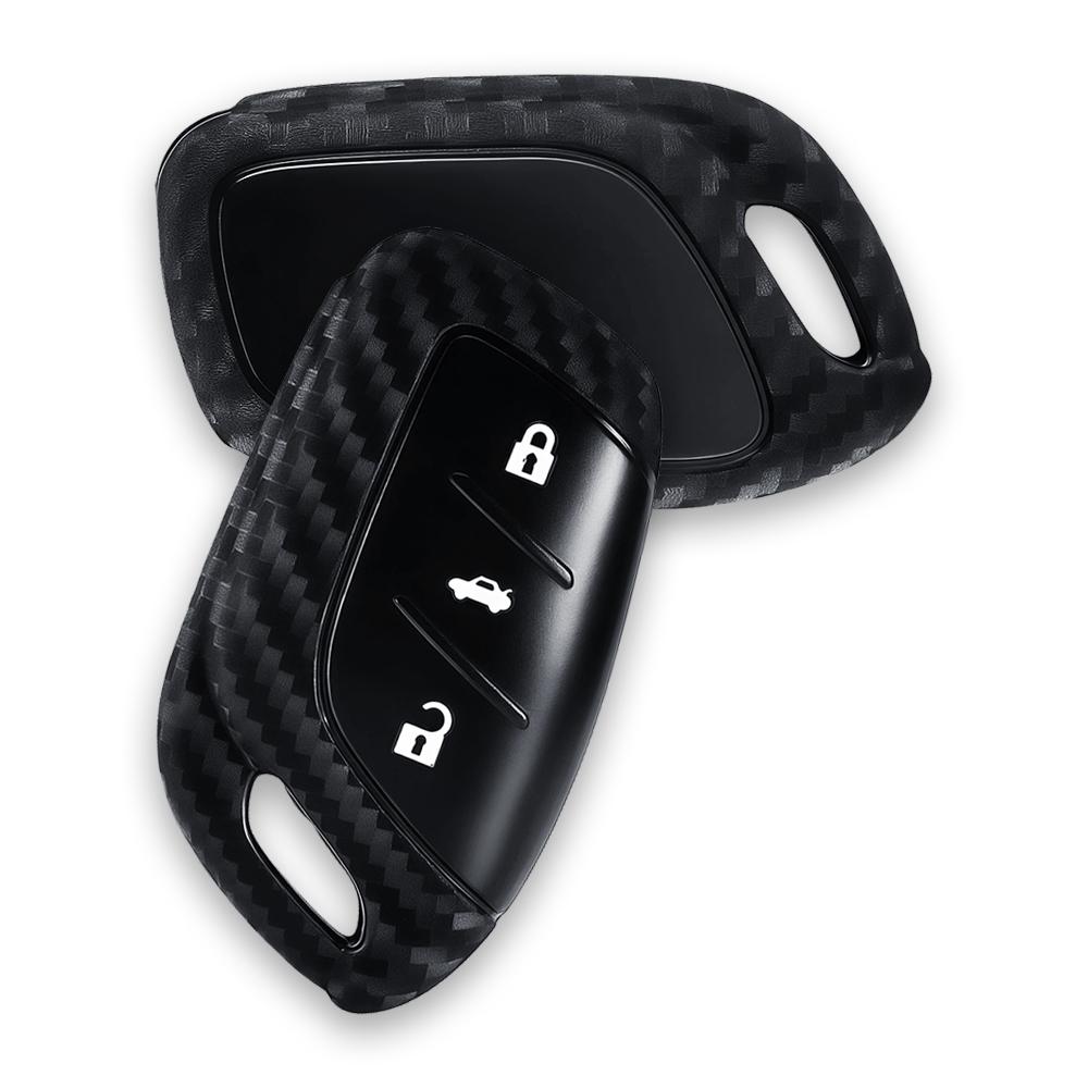 Carbon Fiber Style For MG 4 2026 Mg4 Ev MG HS GT ZS EV ZX MG5 MG6 Silicone Fob Key Cover Case for Roewe RX3 RX5 RX8 ERX5 I6 I5
