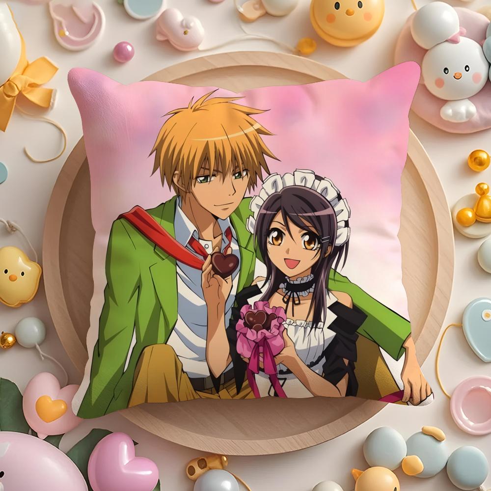 M-Maid Sama! Anime Kissenbezug für Zuhause & Auto, Mehrzweck-Kissenbezug - Wendbar, Weich & Langlebig für den täglichen Gebrauch