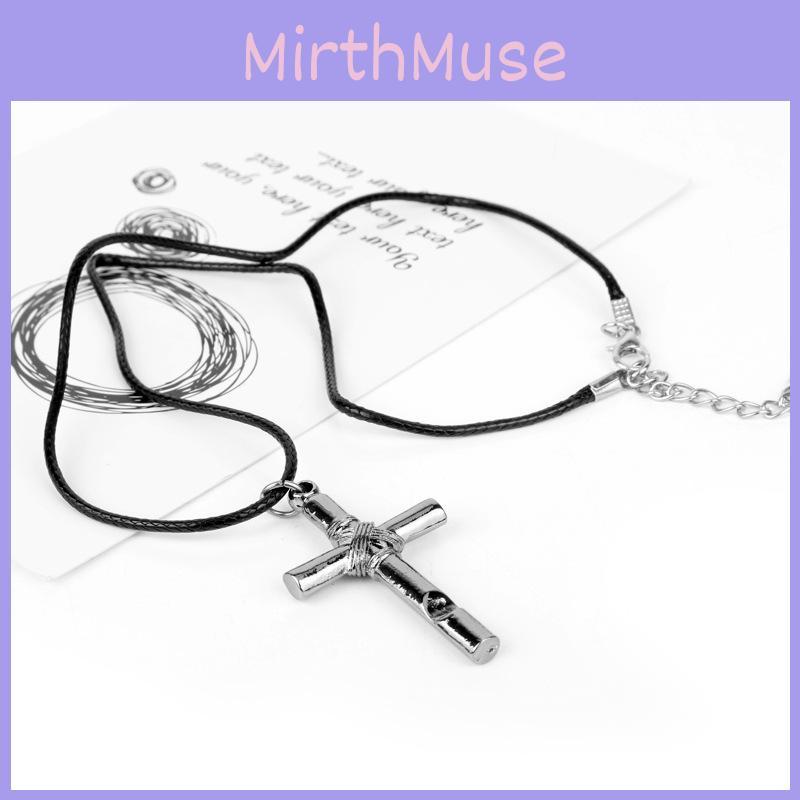 Hell Girl Cross Pendant Necklace With Alloy Design For Women And Men