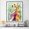 Disney Diamond Painting Rapunzels Fresh and Healing Illustration Mosaic Art DIY Cross Stitch Embroidery Set Full Diamond Home Decor Gift