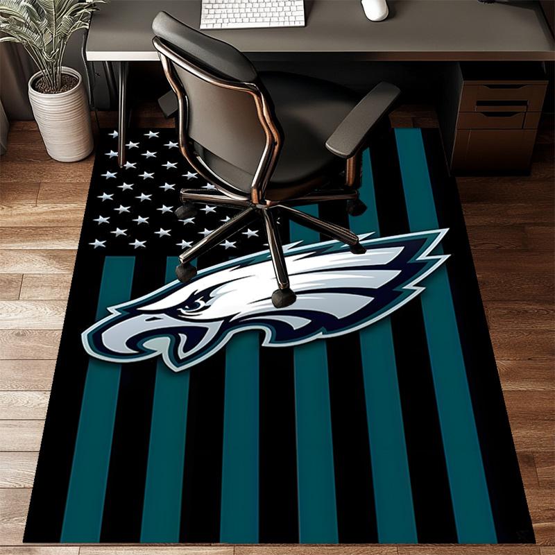 Philadelphia Eagles Rug Game Carpet, Floor Mat for Bedroom Living Room Entryway Rug, Home Decor Idea Gift for Christmas birthday
