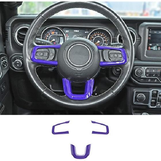 Steering Wheel Trim Cover Inner Decoration Accessories for Jeep Wrangler JL JT