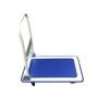 Jingmu Metal Flatbed Hand Truck with PU Wheels for Household and Warehouse Use