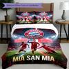3pcs Duvet Cover Set (1*Duvet Cover + 2*Pillowcase, Without Core), FC Bayern Munich Print Bedding Set, Bedroom Decor, All‑Season, Gift