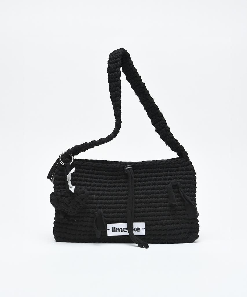 Limelike Demi Knit Bag_Black