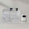 Aquarium Hatchery Box Removable Divider High Clearness Betta Guppy Breeding Tank Portable Power