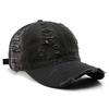Spring and Autumn Solid Color Washed Hole Light Board Baseball Cap Outdoor Travel Sunscreen Shade Cap