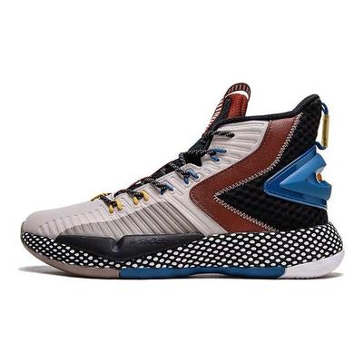 Speed Battle 3 Shock Absorption Non-Slip Wear-Resistant High-Top Basketball Shoes Men Sneakers White Red 11941606-8