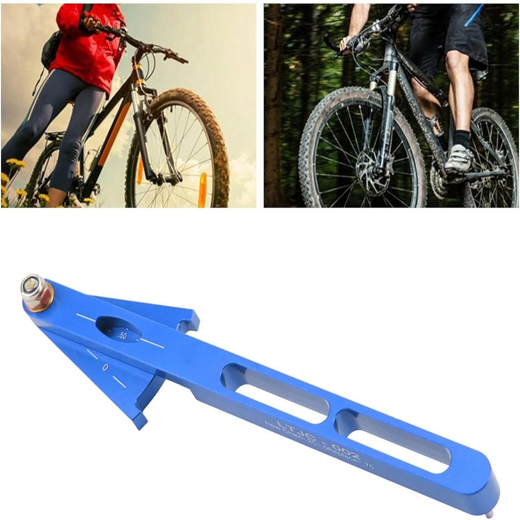 Upgrade your maintenance routine with this durable, premium aluminum alloy multi-functional bicycle chain wear indicator for lon
