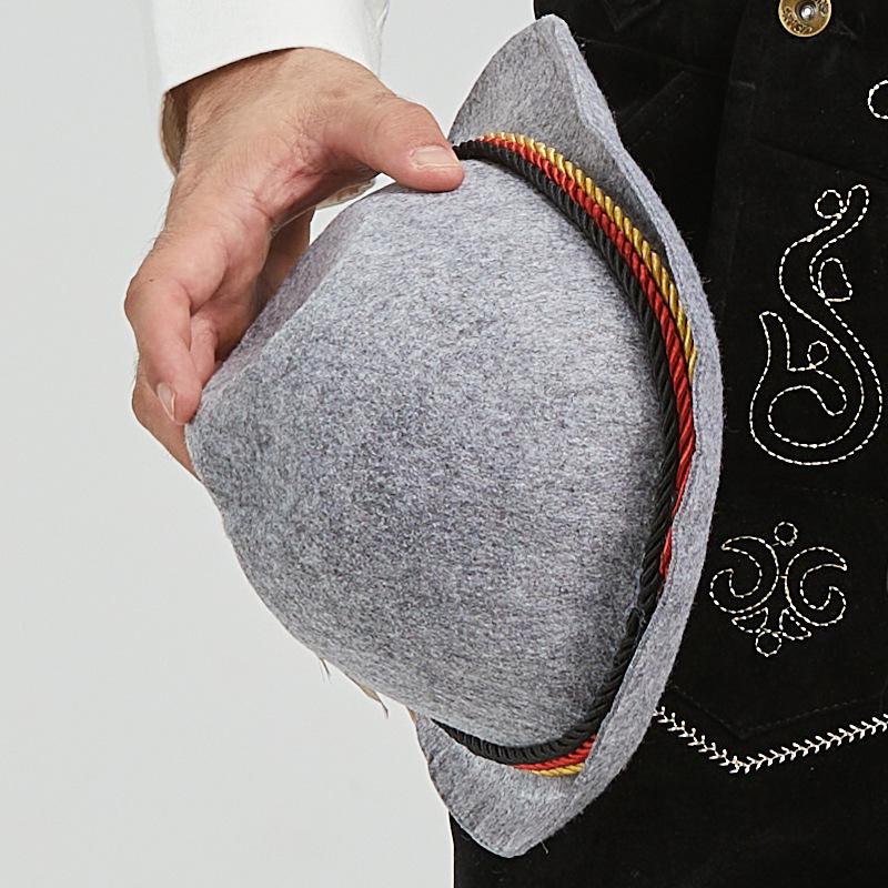 Немецкий Октоберфест Баварский Мужской Пивной Костюм Косплей One Size серый