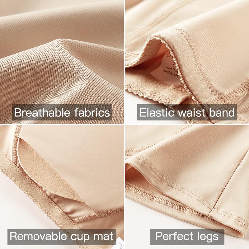 Nahtlose Damen-Hosen mit Bauchkontrolle und Hüftbetonung, mit Po-Polstern zur Körperformung & Anhebung, Große Größen