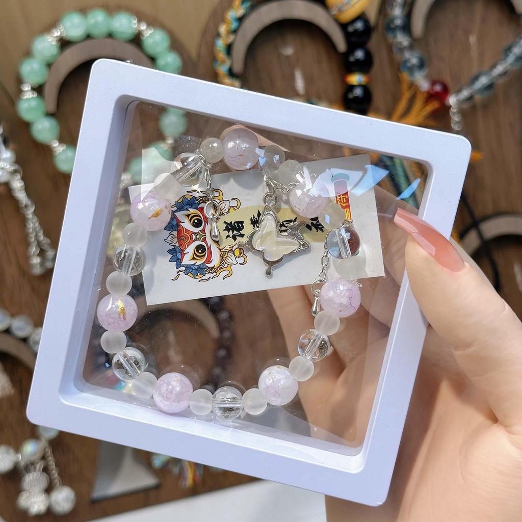 Colorful Imitation Crystal Beaded Bracelet for Women - Best Friend Birthday Gift and Cultural Creative Ornament