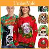 Luxuriously Soft Women Christmas Sweater Santa Claus Cat Dog Xmas Jumper Top