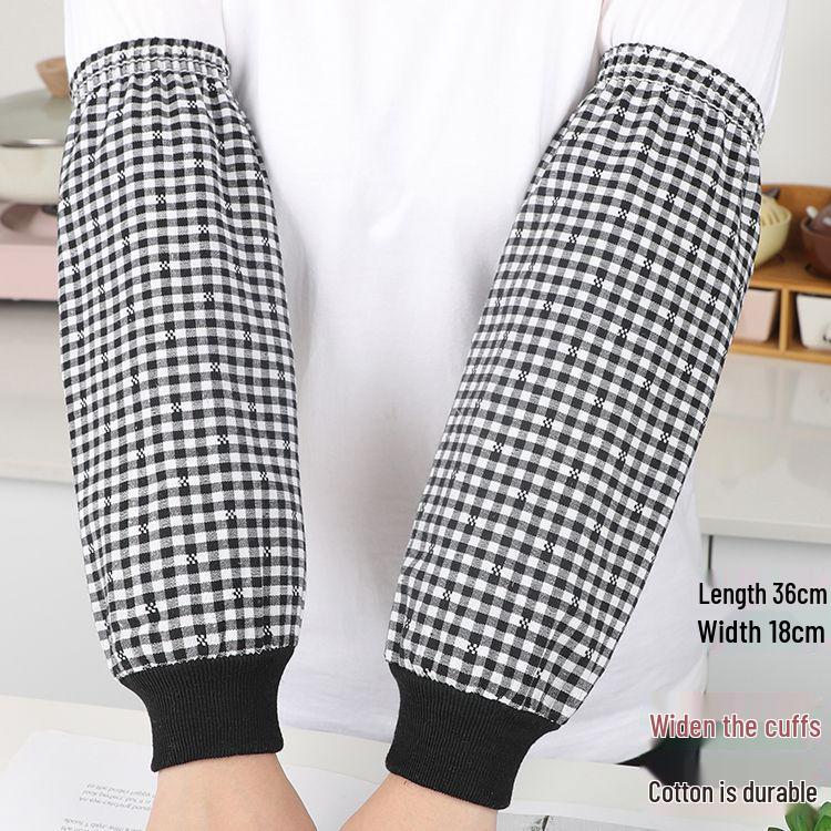 Öl- und Fleckenbeständige Polyester-Baumwoll-Armschoner für Damen & Herren - Schützende Arbeits- und Reinigungsärmel für Herbst und Winter