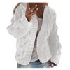 Women Knit Pocket Cardigan Long Sleeve Sweater Causal Loose Sweater Coat Outwear