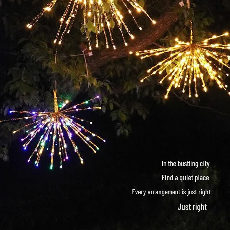 LED Fireworks Decorative String Light
