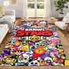 Brawl Stars Carpet Door Mat for Living Room or Bedroom Protective Mat Under Chair Office Decoration Christmas Gift Birthday Present