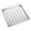 Manhole Cover with Frame, 600 X 600mm Invisible Recessed Septic Tank Access Covers, Aluminum Alloy Embedded Drain Channel Inspection Cover for