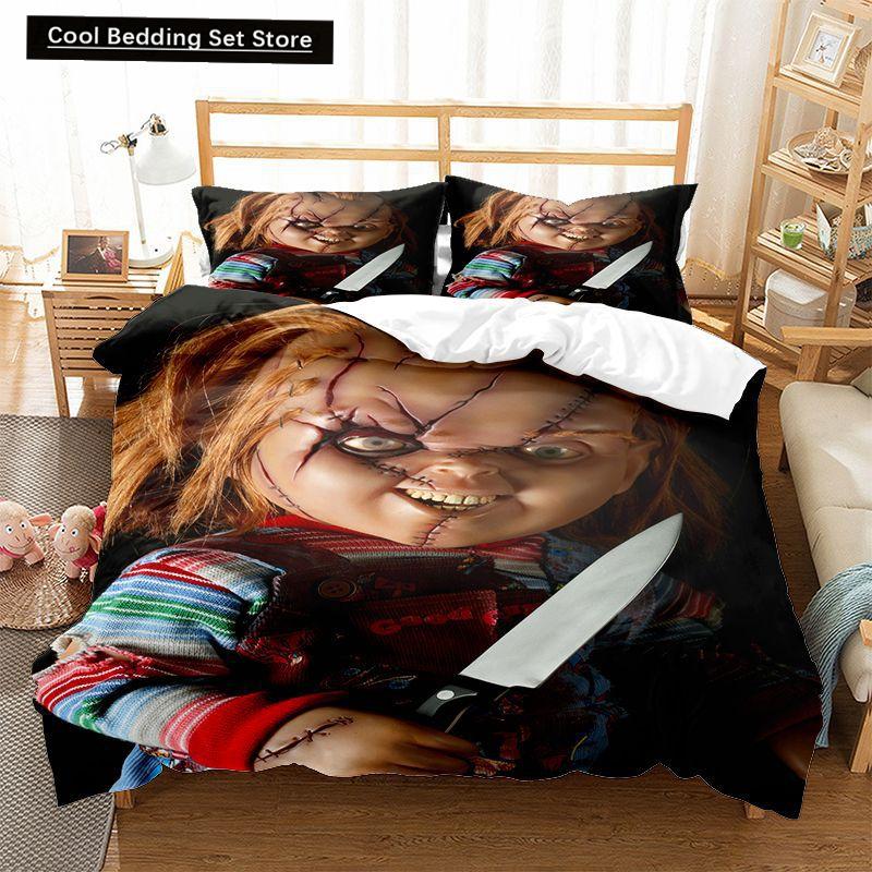 Horrible Movie Child'S Play Duvet Cover Set America Bedspread Single King Queen Full Size Soft Polyester Bedding Set Adult Teens