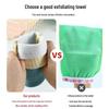 Double-Sided Exfoliating Bath Towel - Pain-Free Skin Care for Men & Women with Fine Sand Texture, Ideal for Back Scrubbing and Bathing.