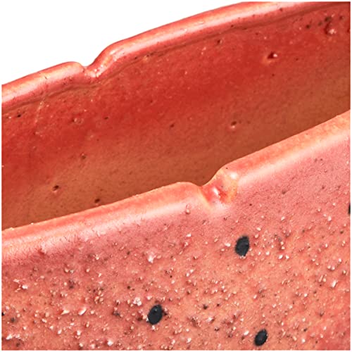 Shigaraki-Keramik Mückenkerzenhalter, Wassermelonen-Design, 9 cm hoch, Hergestellt in Japan, MR-11-7207